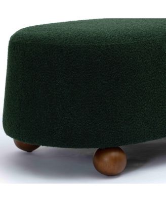 Jaine Boucle Large Ottoman