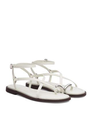 Women's Geo Strappy Toe Ring Sandals