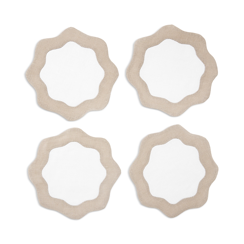 Sferra Ondulato Cocktail Napkins, Set Of 6