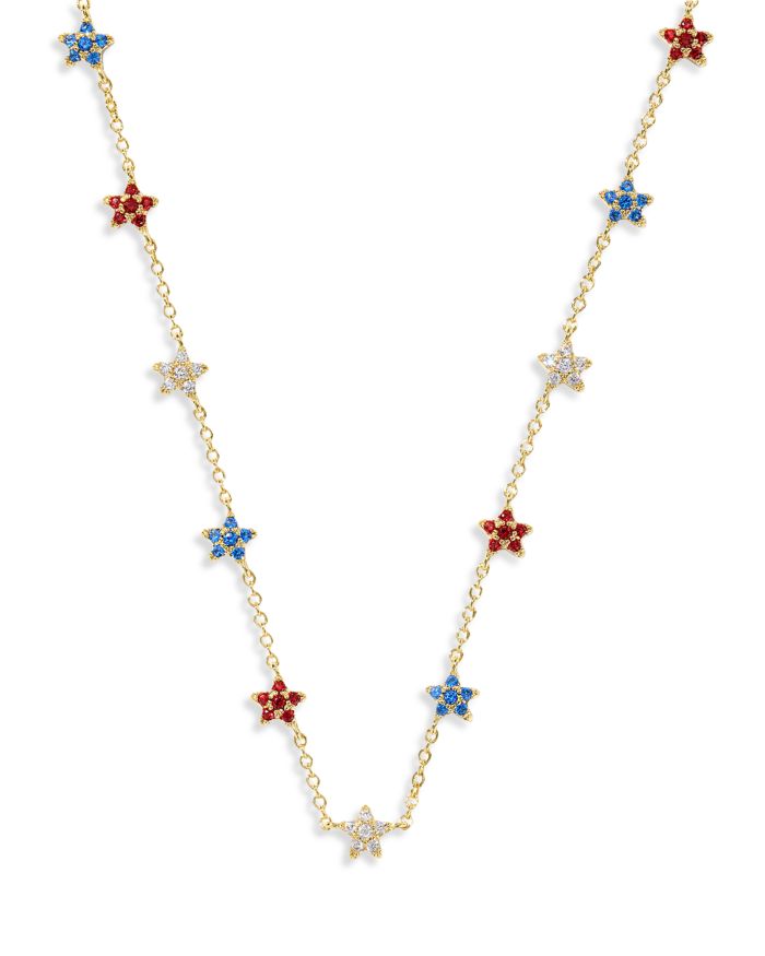 Sierra Star Crystal Strand Necklace, 19"