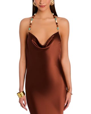 Finley Beaded Halter Dress