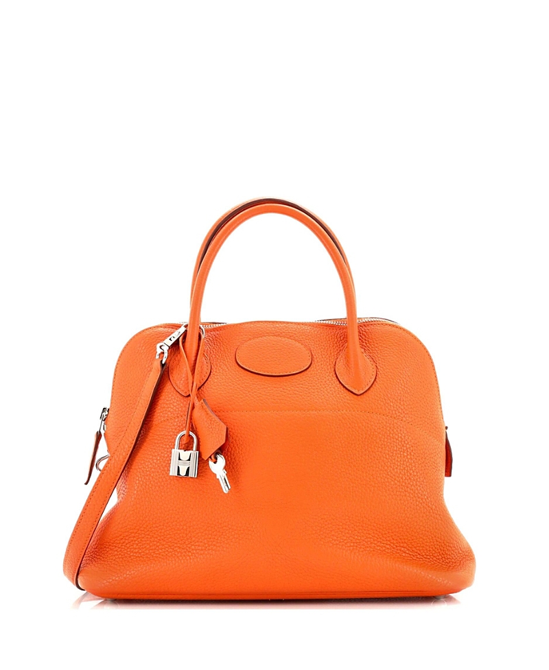 Pre-owned Pre-owned Hermes Hermes 31 Bolide Bag Clemence In Orange