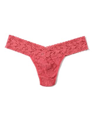 Signature Lace Low Rise Thongs
