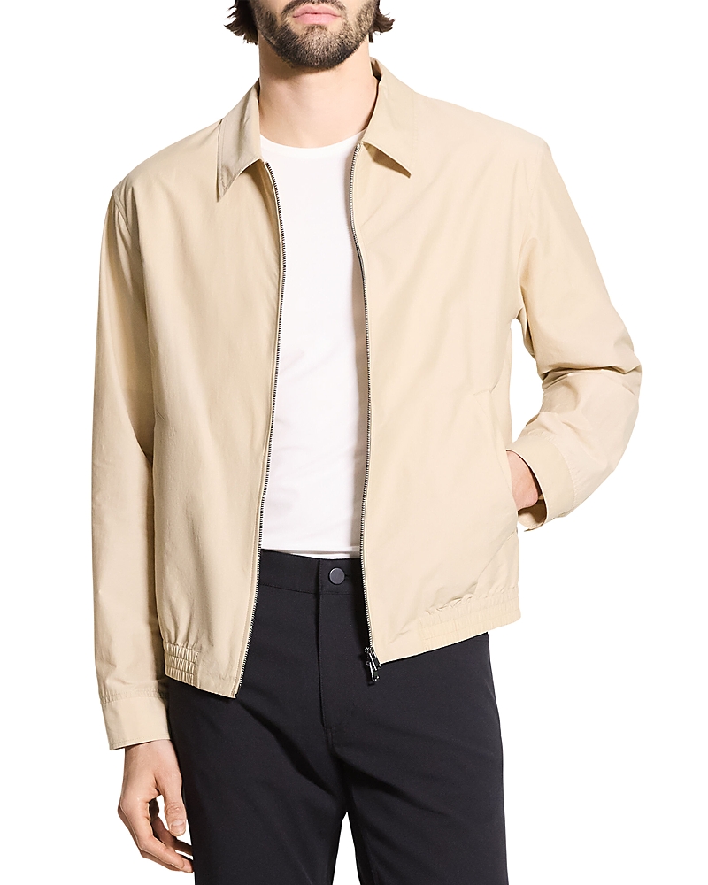 Theory Zip Blouson in Soft Lawn