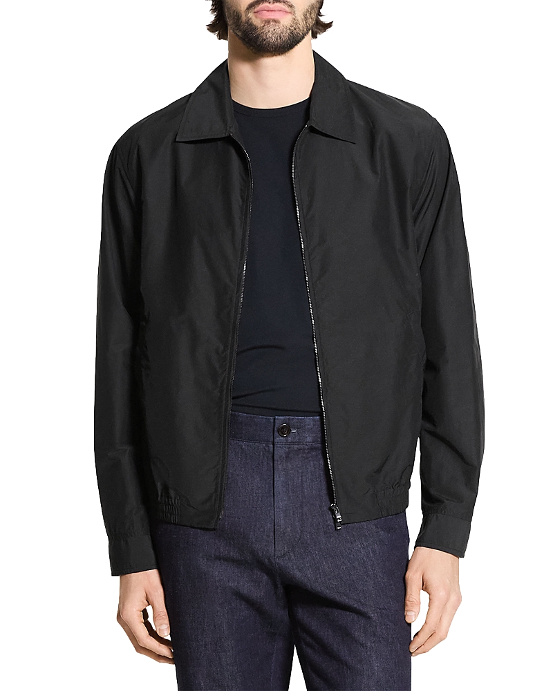 Theory Zip Blouson in Soft Lawn