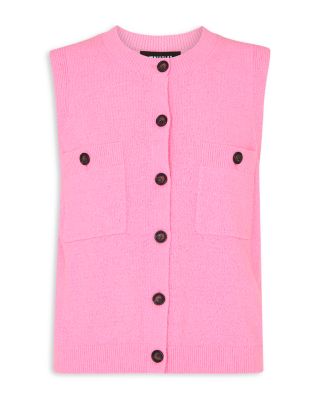 Boucl&amp;eacute; Textured Vest