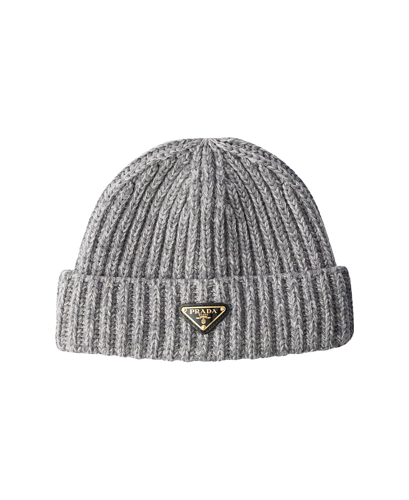 Prada Melange Wool Beanie