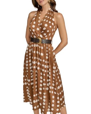 Halter Fit and Flare Dress