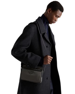 Re-Nylon and Saffiano Shoulder Bag