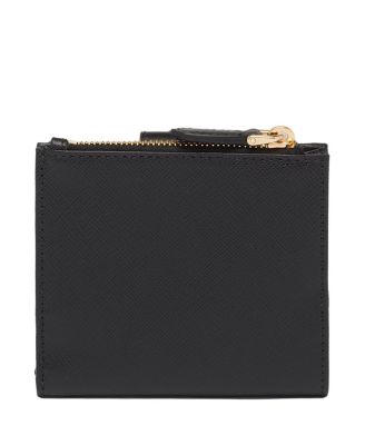 Small Saffiano And Smooth Leather Wallet