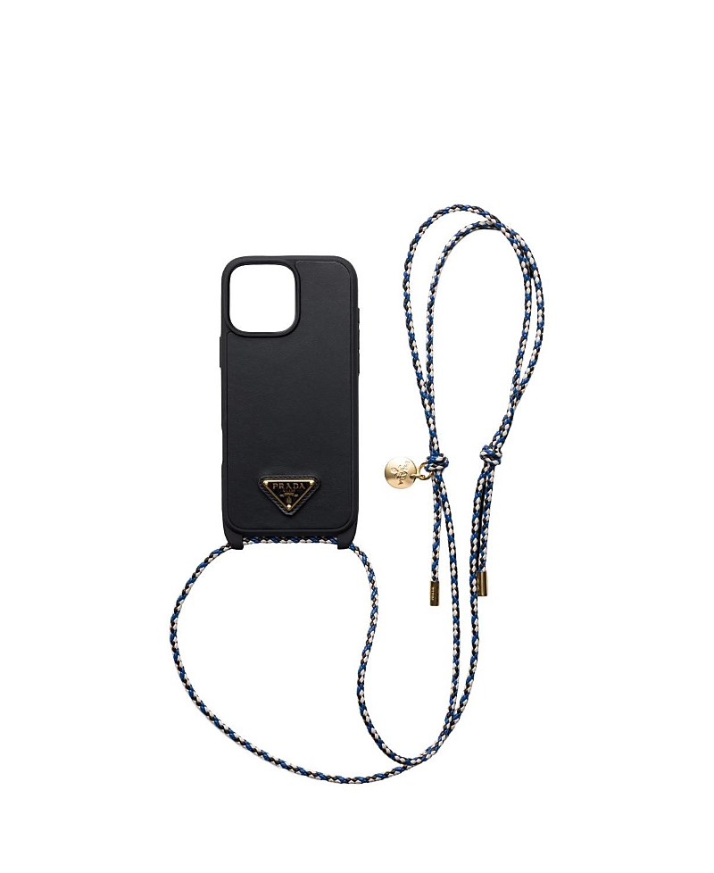 Prada Leather Case For Iphone 16 Pro Max