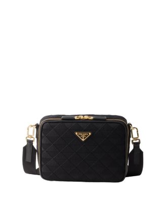 Brique Embroidered Fabric Bag