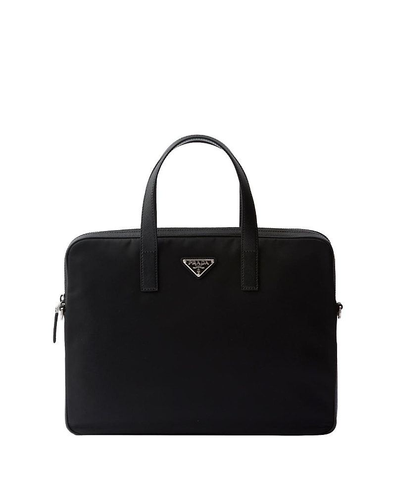 Prada Re-nylon And Saffiano Leather Briefcase