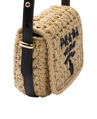 Crochet and Leather Shoulder Bag