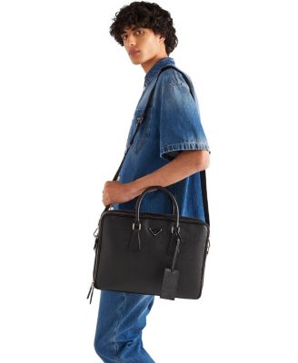 Saffiano Leather Briefcase