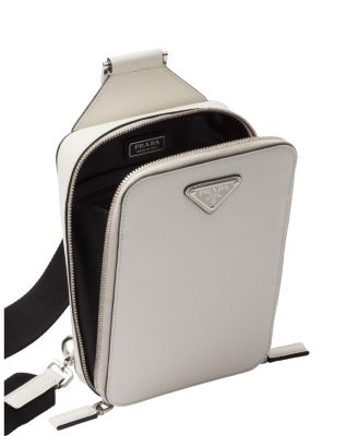 Brique Saffiano Leather Bag