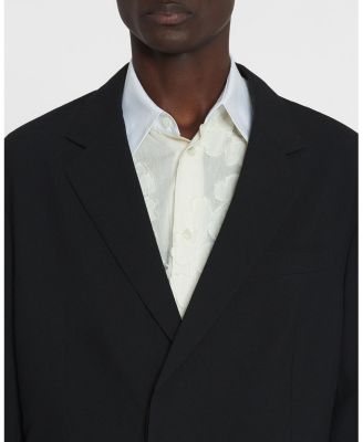  Loose-Fitting Wool Jacket