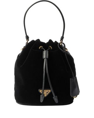 【日本入手困難】Velvet mini-bag with nappa leather details Prada Velvet Mini Bag with Nappa Leather Details | Saks