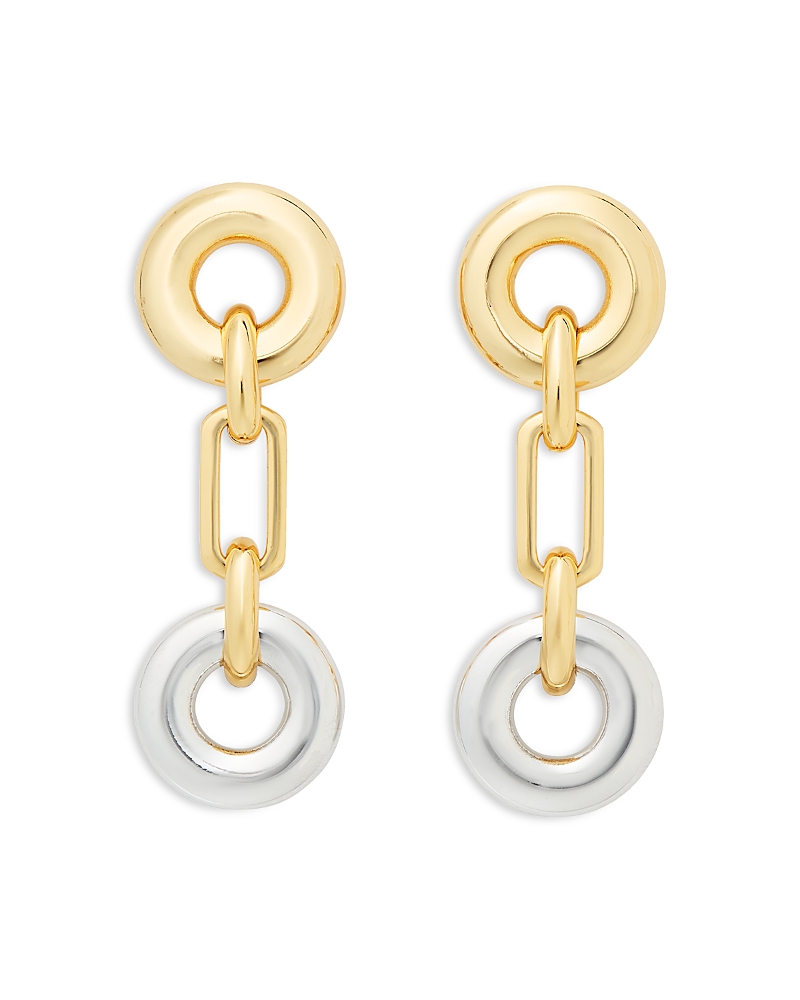 Kate Spade New York Mixed Metallic Linear Drop Earrings In Multi