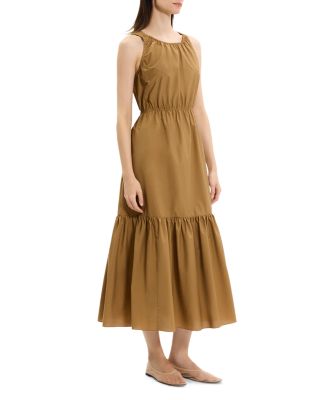 Sleeveless Gathered Tier Dress