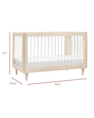 Lolly 3-in-1 Convertible Crib with Toddler Bed Conversion Kit
