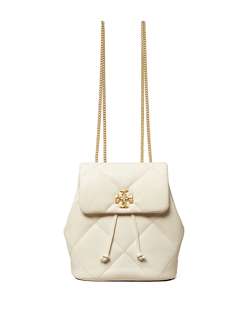 Tory Burch Small Kira Diamond Quilted Leather Backpack
