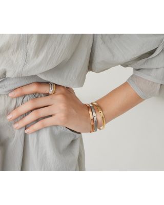 18K Rose Gold Masai Coil Bangle Bracelet