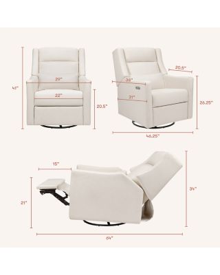Kiwi Plus Power Recliner and Swivel Glider with Power Adjustable Headrest and USB Port