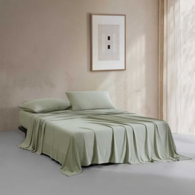 Modern M&eacute;lange Jersey Sheet Set, Twin