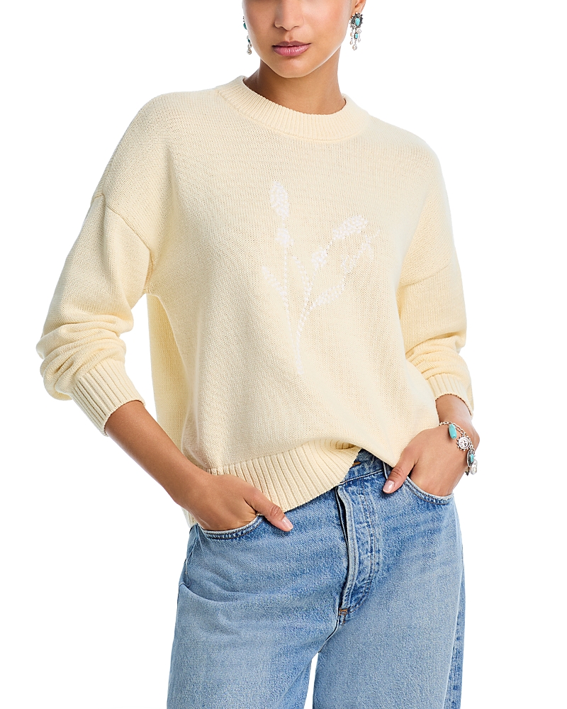 Aqua X Ava Phillippe Tough Lavender Sweater - Exclusive In Neutral