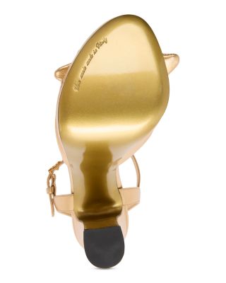 Women's Metallic Knot Platform Sandals