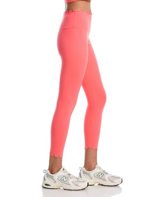 High Rise 7/8 Scalloped Leggings - Exclusive