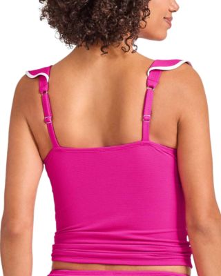 Island Cays Cabana Ruffle Trim Tankini 