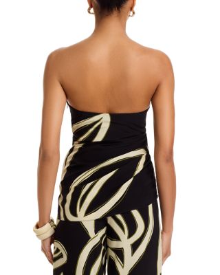 Charlotte Printed Asymmetric Top