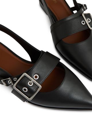 Women's Lois Buckle Flat Mules