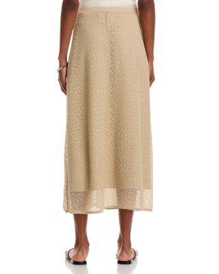 Knit Lace Maxi Skirt