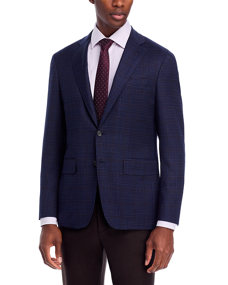 Canali Kei Windowpane Regular Fit Sport Coat