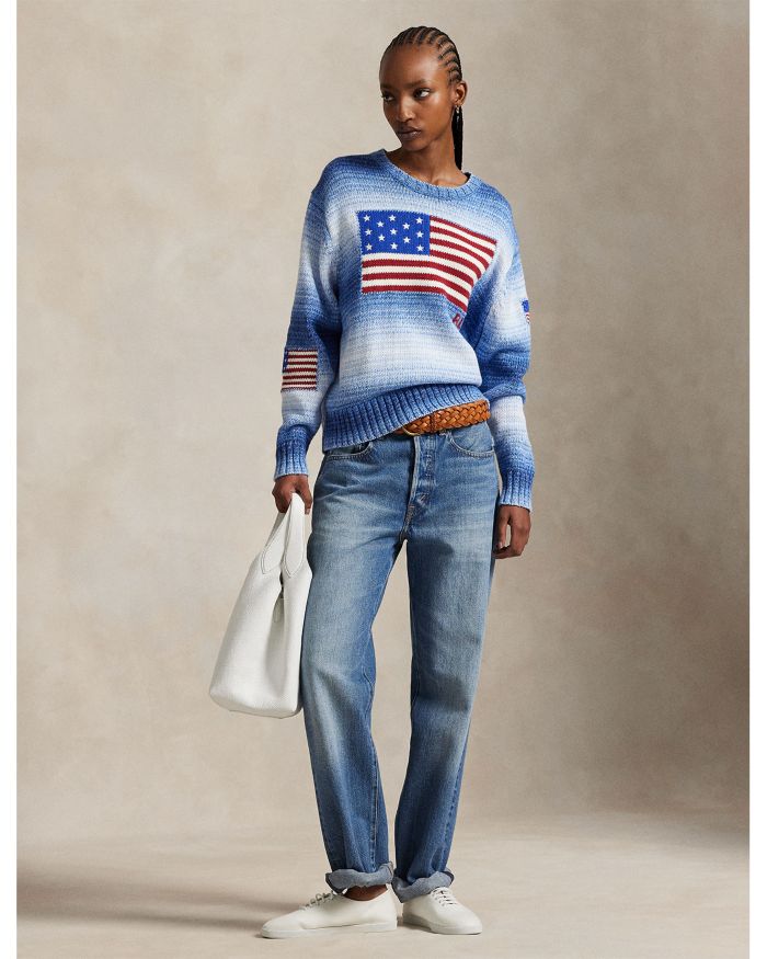 Flag Ombré Cotton Sweater