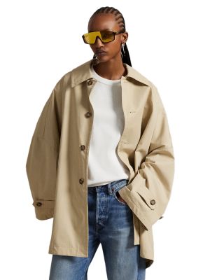 Ralph Lauren - Oversize Cotton Twill Car Coat