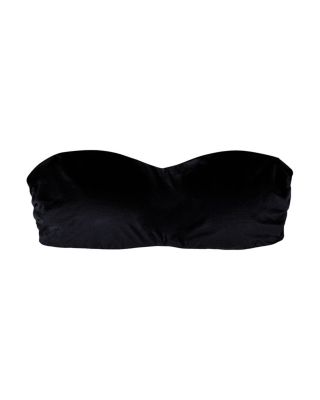 Dolce Wireless Cotton and Chevron Lace Bandeau Bra