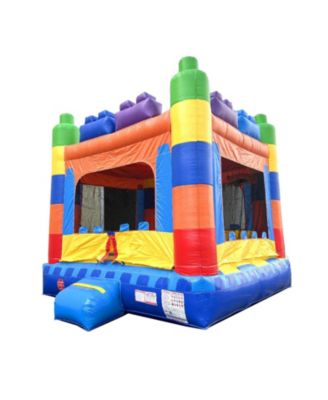  Premium Inflatable Bounce House (Without Blower) - 13 x 12 x 14.5 Foot - Deluxe Castle Big Crossover Inflatable Bouncy House Jumper Unit for Kids