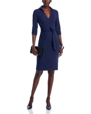 Madeline Belted Sheath Dress