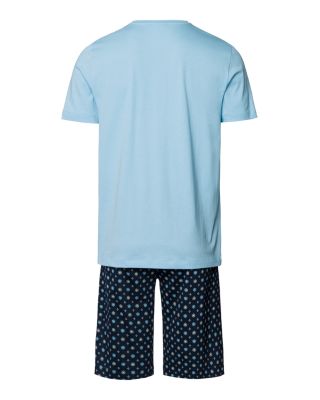 V-Neck Short Sleeve Cotton Pajamas
