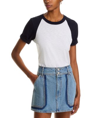 Veronica Beard - Short Sleeve Mason Baseball Tee
