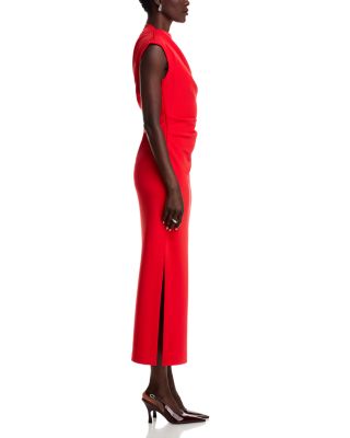 Salena Gathered Column Dress