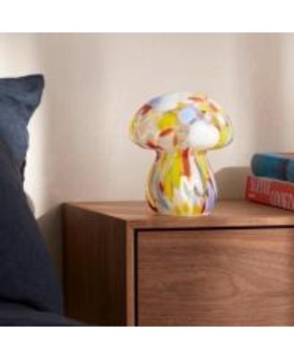  Portable Chubby Open Top Glass Mushroom Lamp