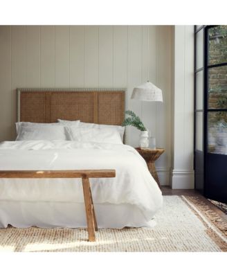 Washed Cotton Percale Duvet Cover, Queen