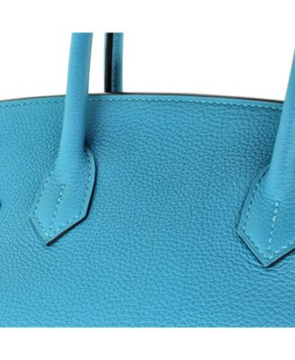 Birkin 30 Handbag Blue Togo with Gold Hardware