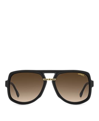 Victory Square Double Bridge Sunglasses, 59mm