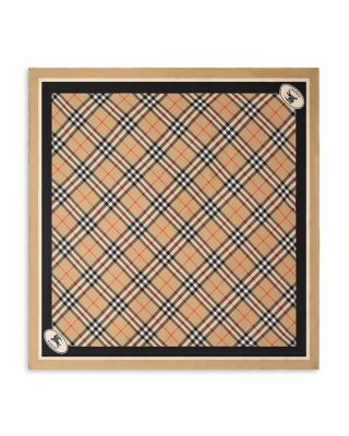Burberry - Check Silk Square Scarf